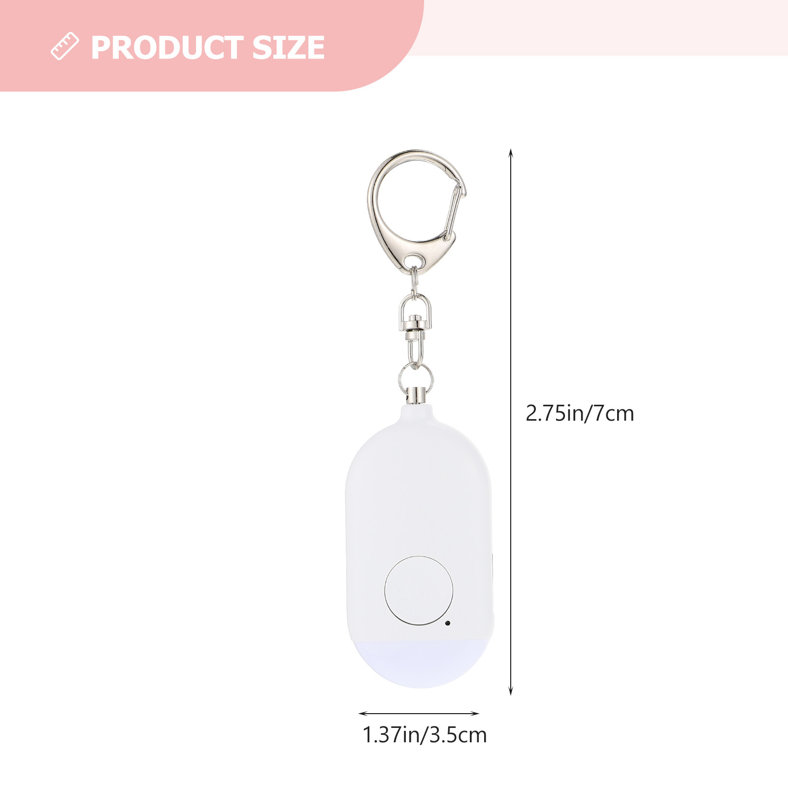 1Set Personal Alarm Rechargeab - огляд і ціна Personal Alarm Keychain
