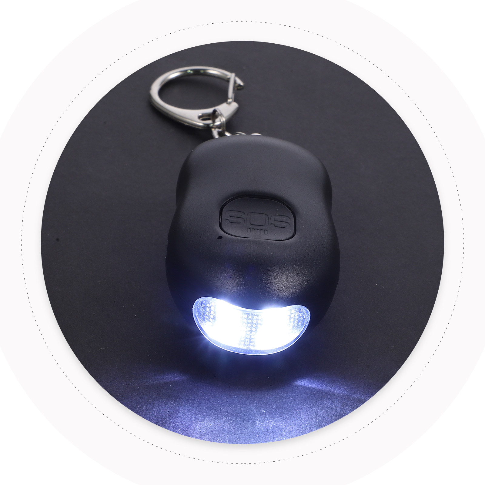 1Pcs Personal Safety Alarm 130 - огляд і ціна Personal Alarm Keychain
