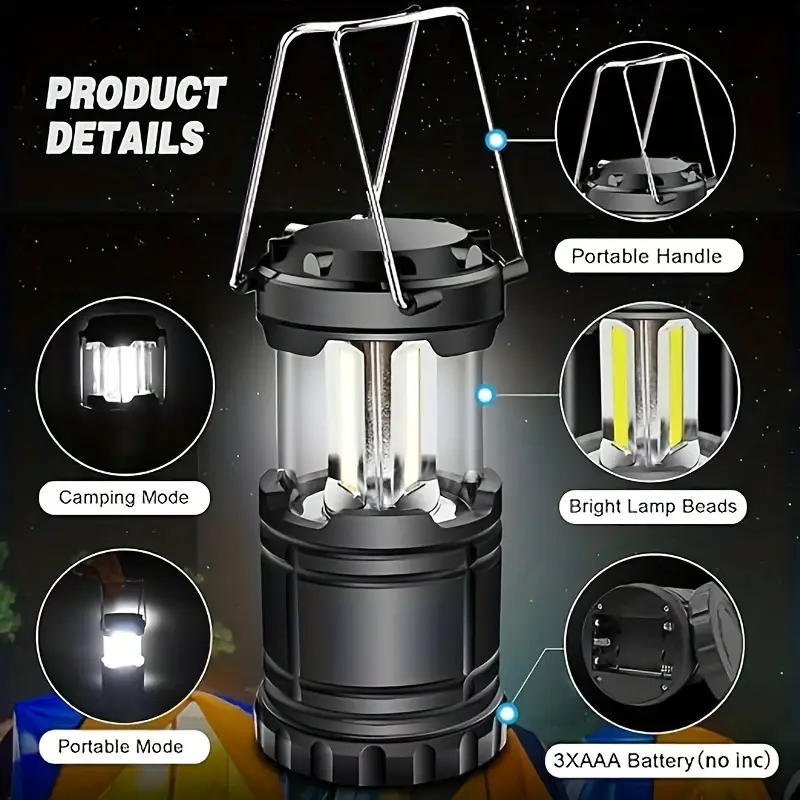 LED Camping Lantern Portable B - огляд і ціна Power Outage Light