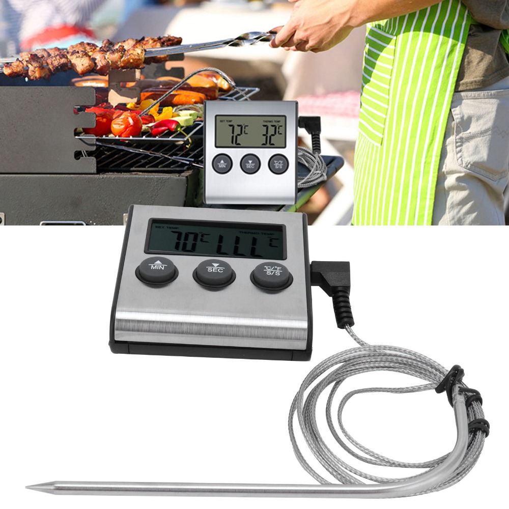 Silver Digital BBQ Meat Thermo - огляд і ціна Pool Alarm Float